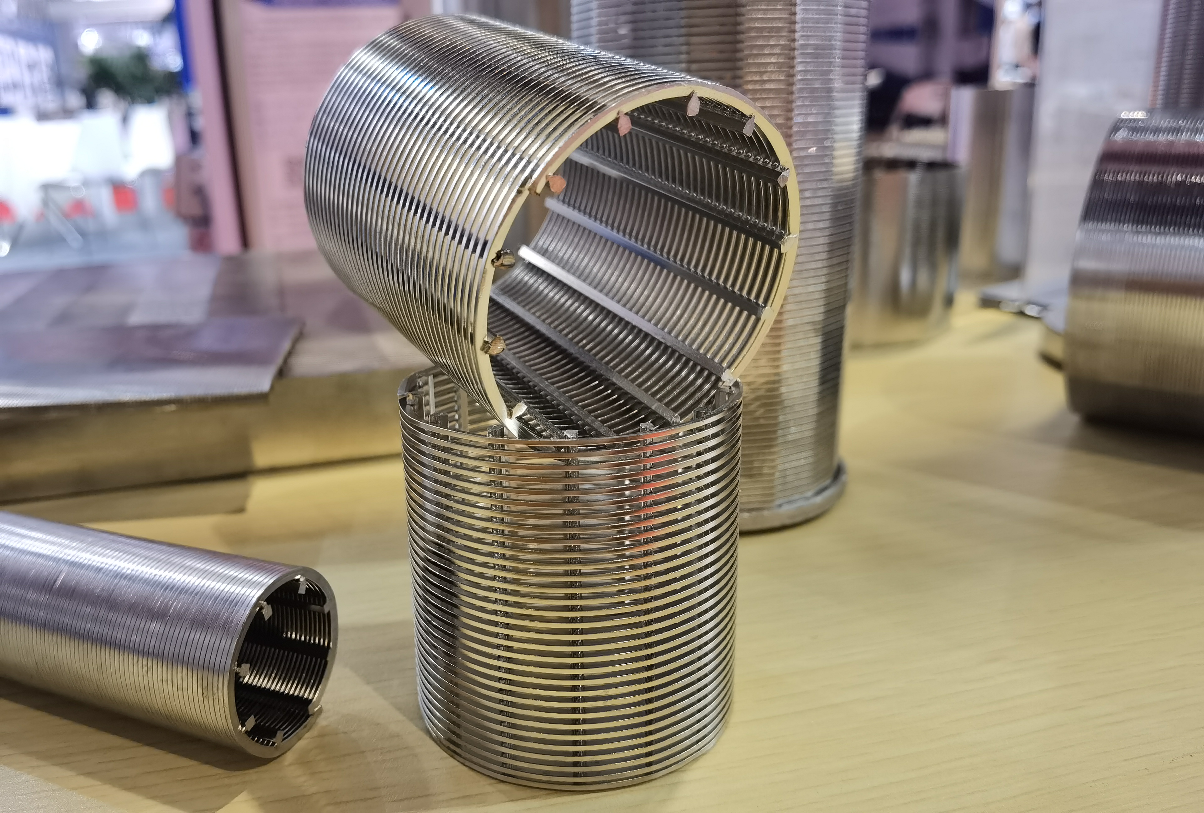 Tubo de tamiz de alambre soldado, también conocido como tubo Johnson